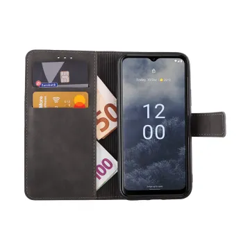 LIME ESSENTIAL ΘΗΚΗ NOKIA G60 5G 6.58in MAGNET BOOK STAND CLIP GREY