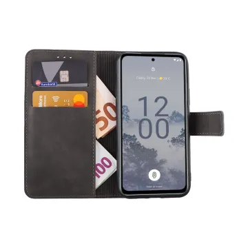 LIME ESSENTIAL ΘΗΚΗ NOKIA X30 5G 6.43in MAGNET BOOK STAND CLIP GREY