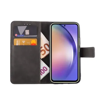 LIME ESSENTIAL ΘΗΚΗ SAMSUNG A54 5G A546 6.4in MAGNET BOOK STAND CLIP GREY
