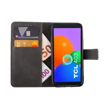 LIME ESSENTIAL ΘΗΚΗ TCL 403 T431 6.0in MAGNET BOOK STAND CLIP GREY
