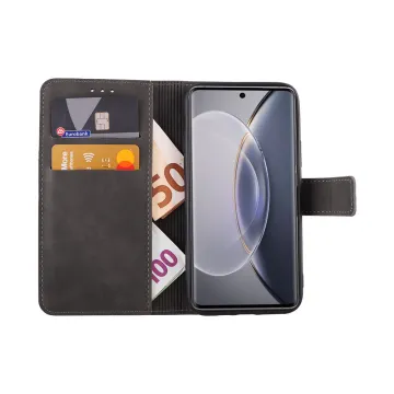 LIME ESSENTIAL ΘΗΚΗ VIVO X90 PRO 6.78in MAGNET BOOK STAND CLIP GREY