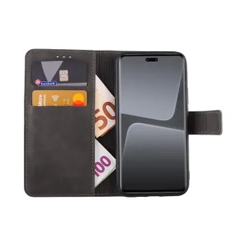 LIME ESSENTIAL ΘΗΚΗ XIAOMI 13 5G 6.36in MAGNET BOOK STAND CLIP GREY