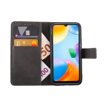 LIME ESSENTIAL ΘΗΚΗ XIAOMI REDMI 10C/REDMI 10 POWER 6.71in MAGNET BOOK STAND CLIP GREY