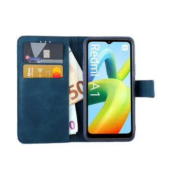 LIME ESSENTIAL ΘΗΚΗ XIAOMI REDMI A1/REDMI A2 6.52in MAGNET BOOK STAND CLIP DARK BLUE