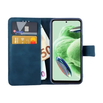 LIME ESSENTIAL ΘΗΚΗ XIAOMI REDMI NOTE 12 5G 6.67in MAGNET BOOK STAND CLIP DARK BLUE