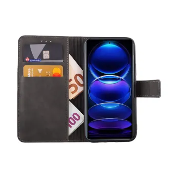 LIME ESSENTIAL ΘΗΚΗ XIAOMI REDMI NOTE 12 PRO 5G 6.67in MAGNET BOOK STAND CLIP GREY
