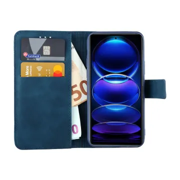 LIME ESSENTIAL ΘΗΚΗ XIAOMI REDMI NOTE 12 PRO 5G 6.67in MAGNET BOOK STAND CLIP DARK BLUE