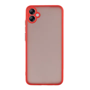 LIME HARDSHELL FUSION ΘΗΚΗ SAMSUNG A04e A042 6.5in FULL CAMERA PROTECTION RED WITH BLACK KEYS