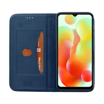 IDOL 1991 ELITE ΘΗΚΗ XIAOMI REDMI 12C 6.71in ANTI-RFID BOOK STAND BLUE