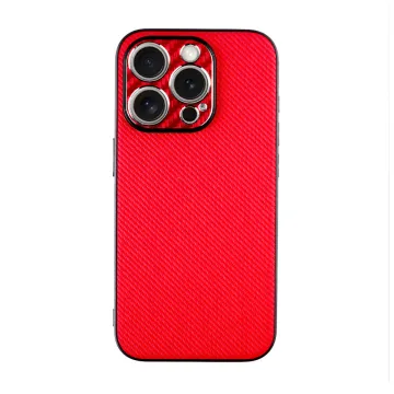 VOLTE-TEL CARBON LIFT ΘΗΚΗ IPHONE 15 PRO 6.1in FULL CAMERA PROTECTION RED