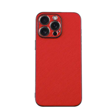 VOLTE-TEL CARBON LIFT ΘΗΚΗ IPHONE 15 PRO MAX 6.7in CAMERA GUARD PROTECTION RED