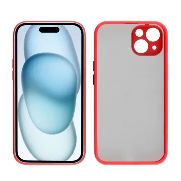 LIME HARDSHELL FUSION ΘΗΚΗ IPHONE 15 6.1in FULL CAMERA PROTECTION RED WITH BLACK KEYS