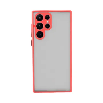LIME HARDSHELL FUSION ΘΗΚΗ SAMSUNG S24 ULTRA 5G S928 6.8in FULL CAMERA PROTECTION RED WITH BLACK KEYS