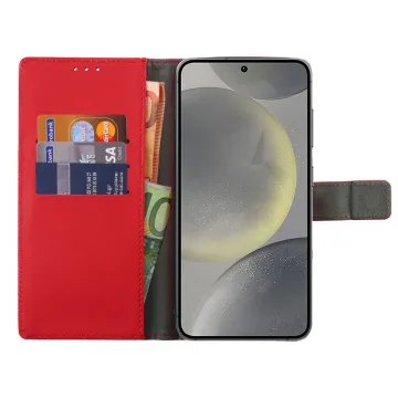 VOLTE-TEL ALLURE ΘΗΚΗ SAMSUNG S24 5G S921 6.2in MAGNET BOOK STAND CLIP RED
