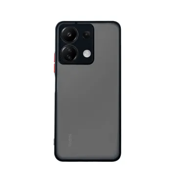 LIME HARDSHELL FUSION ΘΗΚΗ XIAOMI REDMI NOTE 13 5G 6.67in FULL CAMERA PROTECTION BLACK WITH RED KEYS