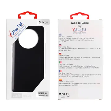 VOLTE-TEL SILICON TPU ΘΗΚΗ REALME 11 PRO PLUS 5G 6.72in CAMERA GUARD BLACK