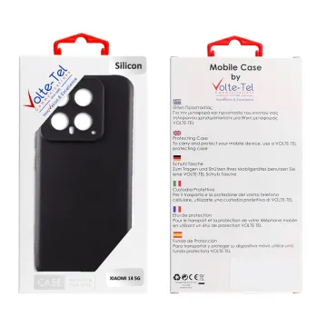 VOLTE-TEL SILICON TPU ΘΗΚΗ XIAOMI 14 5G 6.36in FULL CAMERA PROTECTION BLACK
