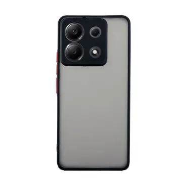 LIME HARDSHELL FUSION ΘΗΚΗ XIAOMI REDMI NOTE 13 PRO 5G 6.67in FULL CAMERA PROTECTION BLACK WITH RED KEYS