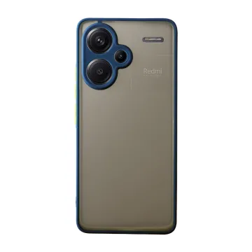 LIME HARDSHELL FUSION ΘΗΚΗ XIAOMI REDMI NOTE 13 PRO PLUS 5G 6.67in FULL CAMERA PROTECTION BLUE WITH YELLOW KEYS