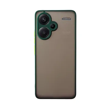 LIME HARDSHELL FUSION ΘΗΚΗ XIAOMI REDMI NOTE 13 PRO PLUS 5G 6.67in FULL CAMERA PROTECTION GREEN WITH YELLOW KEYS