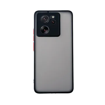 LIME HARDSHELL FUSION ΘΗΚΗ XIAOMI 13T PRO 5G 6.67in FULL CAMERA PROTECTION BLACK WITH RED KEYS
