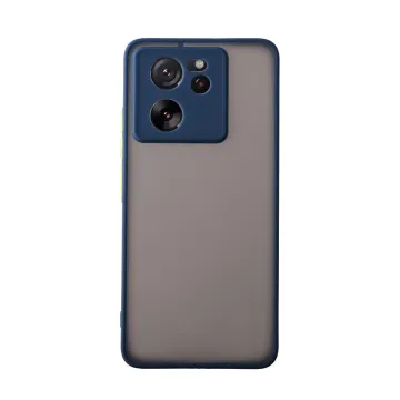 LIME HARDSHELL FUSION ΘΗΚΗ XIAOMI 13T PRO 5G 6.67in FULL CAMERA PROTECTION BLUE WITH YELLOW KEYS