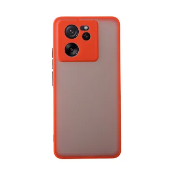 LIME HARDSHELL FUSION ΘΗΚΗ XIAOMI 13T PRO 5G 6.67in FULL CAMERA PROTECTION RED WITH BLACK KEYS