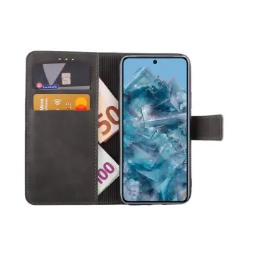 LIME ESSENTIAL ΘΗΚΗ GOOGLE PIXEL 8 PRO 5G 6.7in MAGNET BOOK STAND CLIP GREY