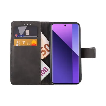 LIME ESSENTIAL ΘΗΚΗ XIAOMI REDMI NOTE 13 PRO PLUS 5G 6.67in MAGNET BOOK STAND CLIP GREY