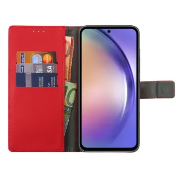 VOLTE-TEL ALLURE ΘΗΚΗ SAMSUNG A55 5G A556 6.6in MAGNET BOOK STAND CLIP RED