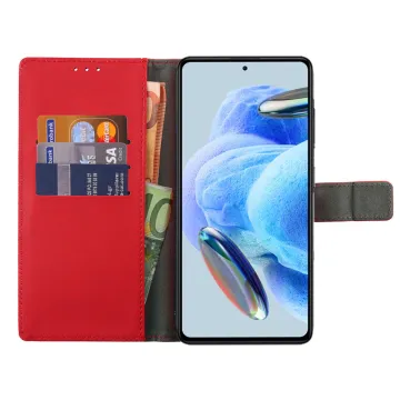 VOLTE-TEL ALLURE ΘΗΚΗ XIAOMI REDMI NOTE 12 PRO 5G 6.67in MAGNET BOOK STAND CLIP RED