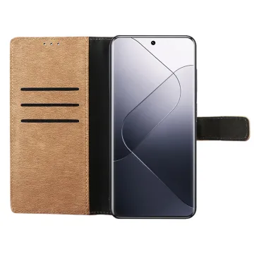 VOLTE-TEL ALLURE ΘΗΚΗ XIAOMI 14 PRO 5G 6,73in MAGNET BOOK STAND CLIP GOLD
