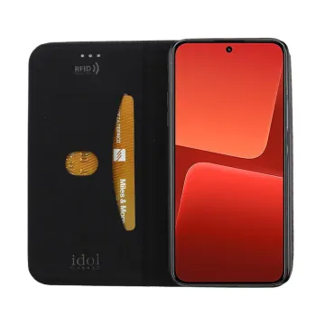 IDOL 1991 ELITE ΘΗΚΗ XIAOMI 14 5G 6.36in ANTI-RFID BOOK STAND BLACK