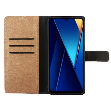 VOLTE-TEL ALLURE ΘΗΚΗ XIAOMI POCO C65/ POCO M6 5G 6.74in MAGNET BOOK STAND CLIP GOLD