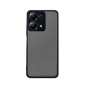LIME HARDSHELL FUSION ΘΗΚΗ XIAOMI REDMI NOTE 13 PRO 4G 6.67in FULL CAMERA PROTECTION BLACK WITH RED KEYS