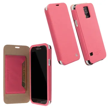 KRUSELL MALMO ΘΗΚΗ SAMSUNG S5 G900F LEATHER FLIPCOVER PINK
