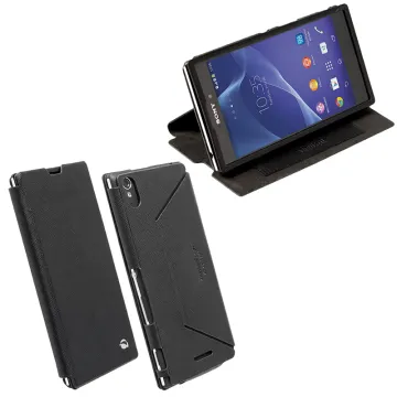 VOLTE-TEL ΘΗΚΗ SONY XPERIA T3 LEATHER FLIPCOVER STAND BLACK KRUSEL