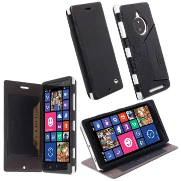 VOLTE-TEL ΘΗΚΗ NOKIA LUMIA 830 LEATHER FLIPCOVER STAND BLACK KRUSEL