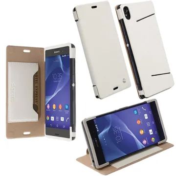 KRUSELL MALMO ΘΗΚΗ SONY XPERIA Z3 LEATHER FLIPCOVER STAND WHITE