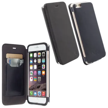 KRUSELL KIRUNA ΘΗΚΗ IPHONE 6S PLUS/6 PLUS 5.5in LEATHER FLIPCOVER BLACK