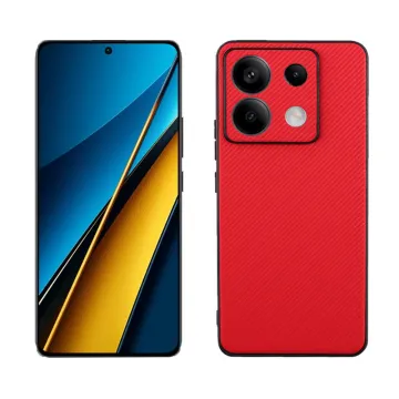 VOLTE-TEL CARBON LIFT ΘΗΚΗ XIAOMI POCO X6 5G 6.67in FULL CAMERA PROTECTION RED