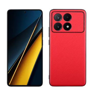 VOLTE-TEL CARBON LIFT ΘΗΚΗ XIAOMI POCO X6 PRO 5G 6.67in FULL CAMERA PROTECTION RED