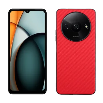 VOLTE-TEL CARBON LIFT ΘΗΚΗ XIAOMI REDMI A3 4G/A3X 4G 6.71in CAMERA GUARD PROTECTION RED