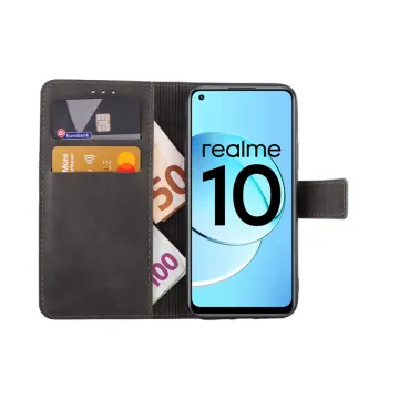 LIME ESSENTIAL ΘΗΚΗ REALME 10 6.4in MAGNET BOOK STAND CLIP GREY