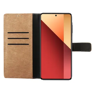 VOLTE-TEL ALLURE ΘΗΚΗ XIAOMI REDMI NOTE 13 PRO 4G 6.67in MAGNET BOOK STAND CLIP GOLD