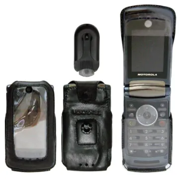 VOLTE-TEL ΘΗΚΗ MOTOROLA V8 ZIPPER ΔΕΡΜΑΤΙΝΗ ΠΕΡΙΣΤΡΕΦΟΜΕΝΟ CLIP