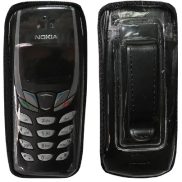 ΘΗΚΗ NOKIA 6510 ZIPPER ΔΕΡΜΑΤΙΝΗ BLACK ΦΕΡΜΟΥΑΡ