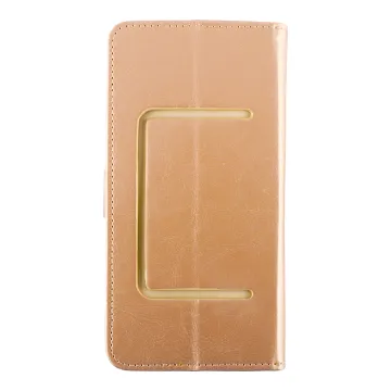 VOLTE-TEL BOOK SILICONE ΘΗΚΗ UNIVERSAL 5.9in-6.9in 16x8cm E GOLD