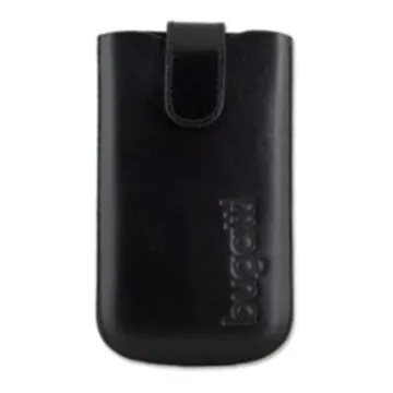 BUGATTI ΘΗΚΗ ΠΟΥΓΚΙ SLIM CASE LEATHER CLASSIC LOOP BLACK ML