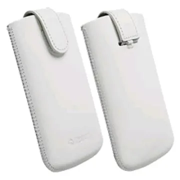 KRUSELL ΘΗΚΗ ΠΟΥΓΚΙ SLIM LEATHER ASPERO WHITE L LONG
